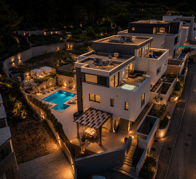 Gastrovilla Le'Tini private setting